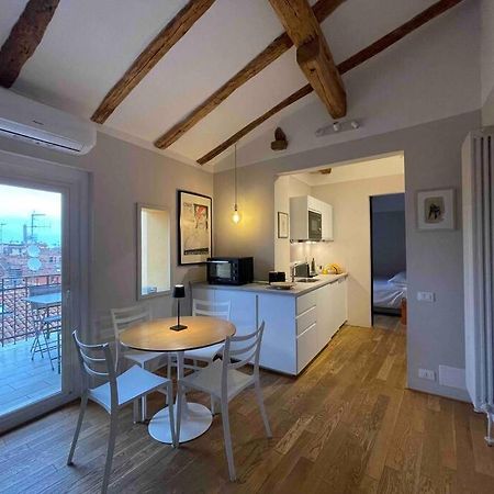 Romantic Attic Room With Panoramic View Bologna Buitenkant foto