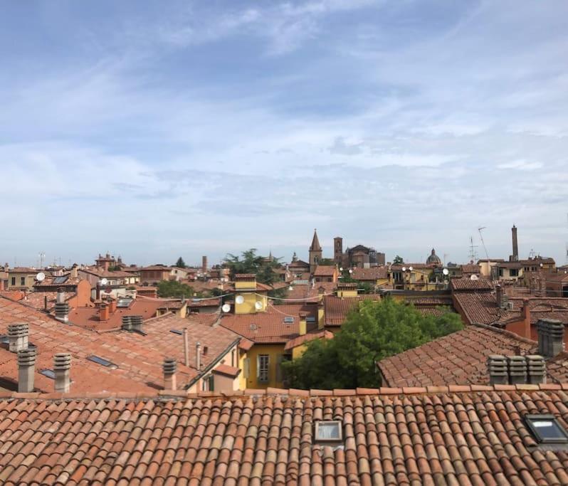 Romantic Attic Room With Panoramic View Bologna Buitenkant foto